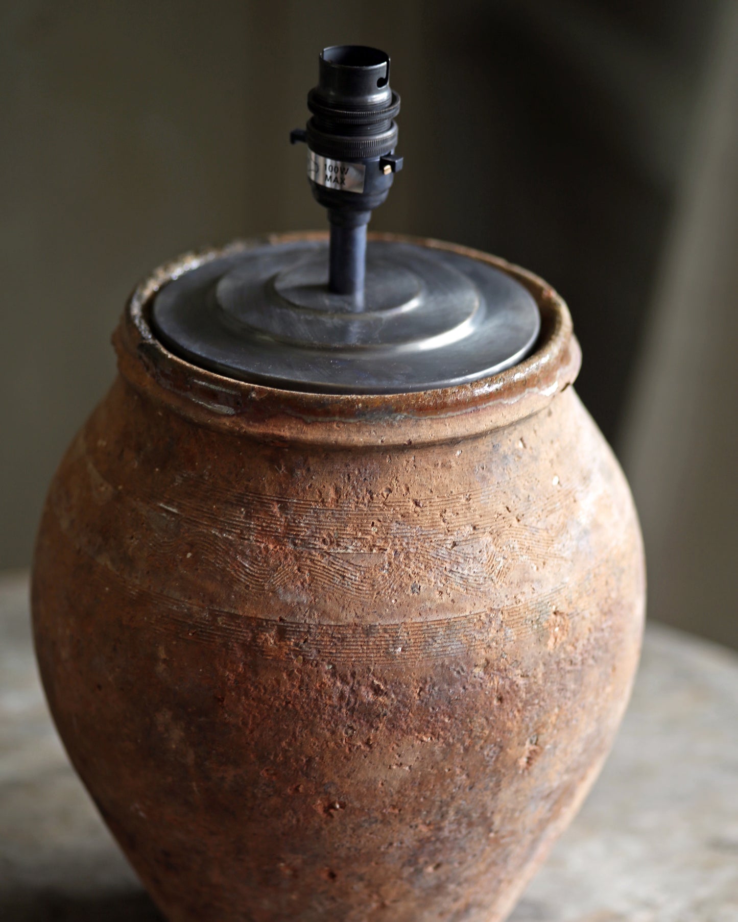 ANTIQUE CLAY LAMP NO. 22