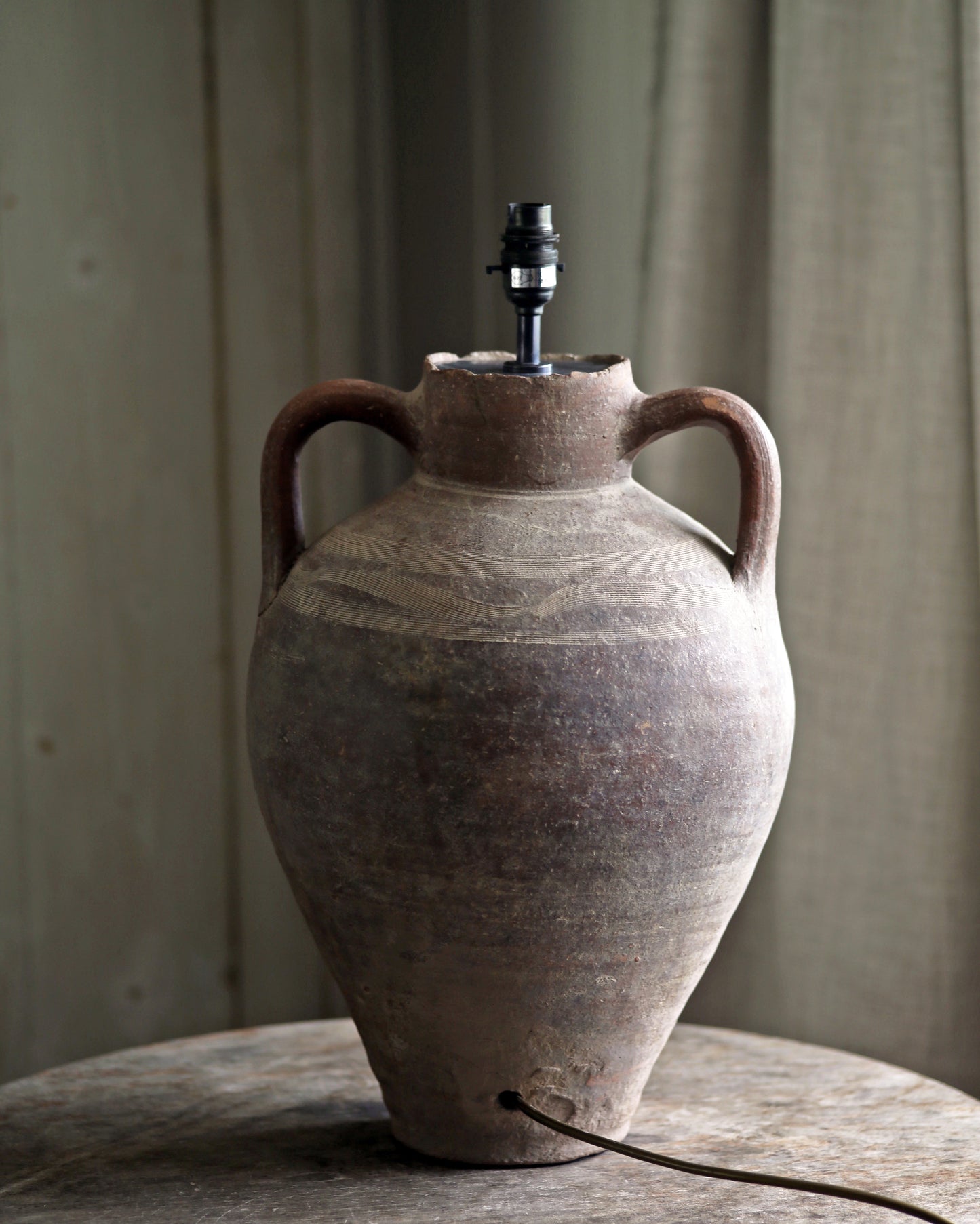 ANTIQUE CLAY LAMP NO. 26