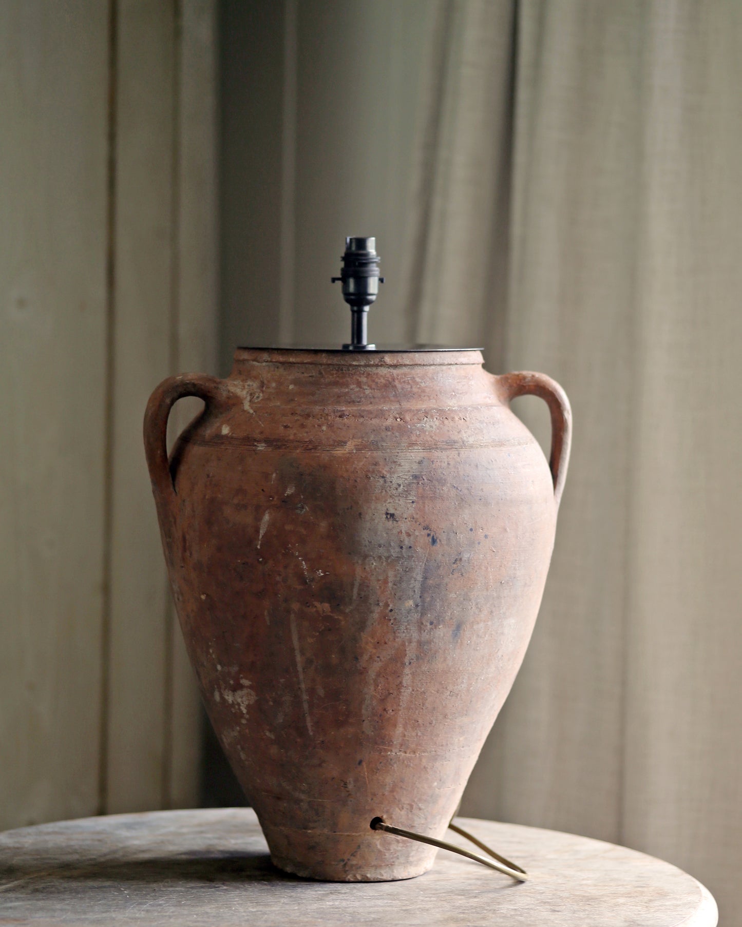 ANTIQUE CLAY LAMP NO. 27