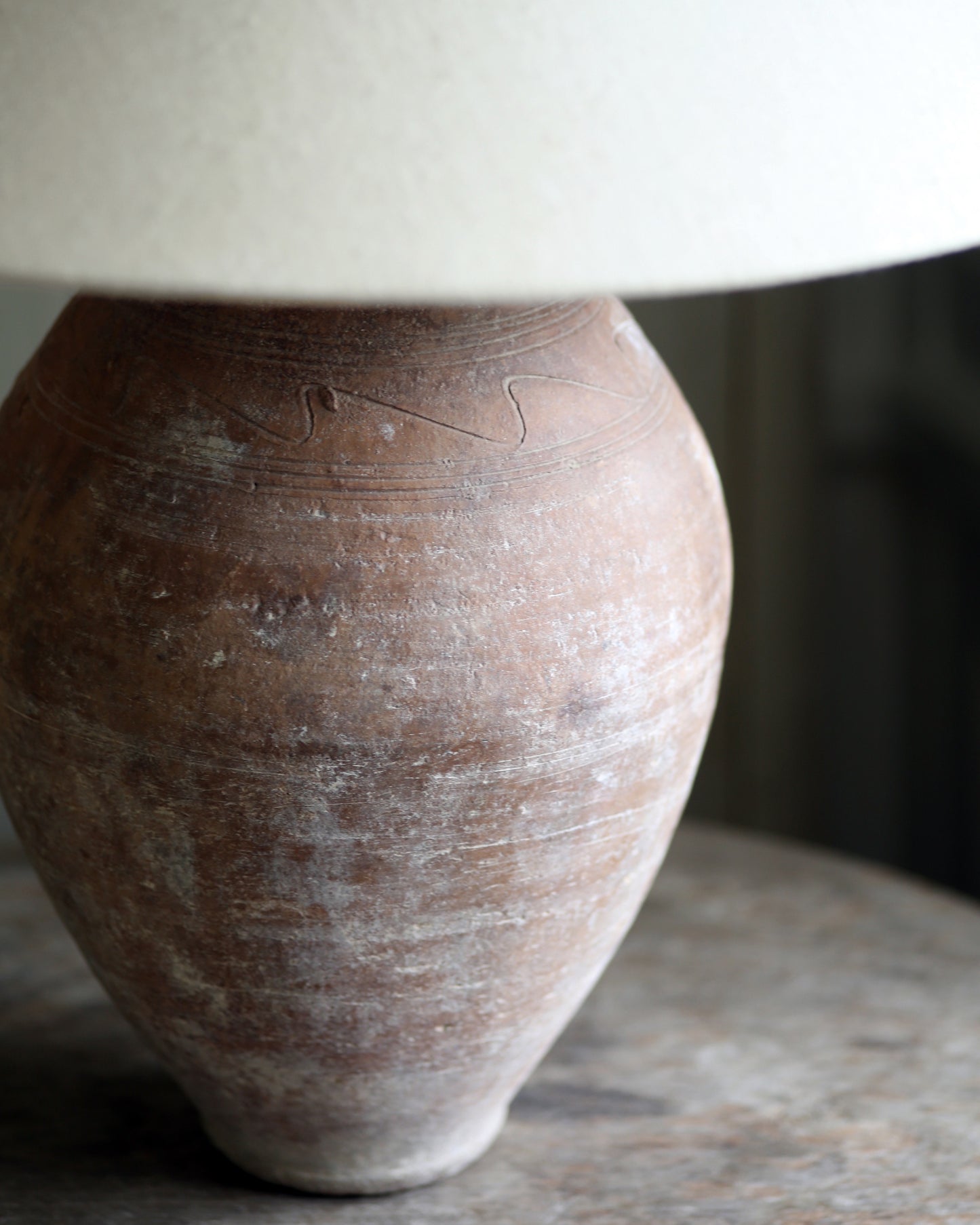 ANTIQUE CLAY LAMP NO. 33