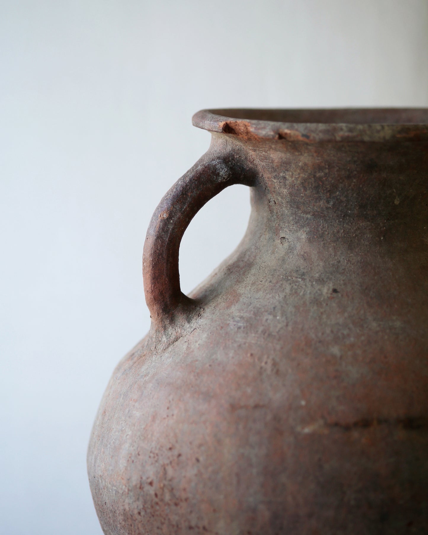 Artisan made jug with handle detail 