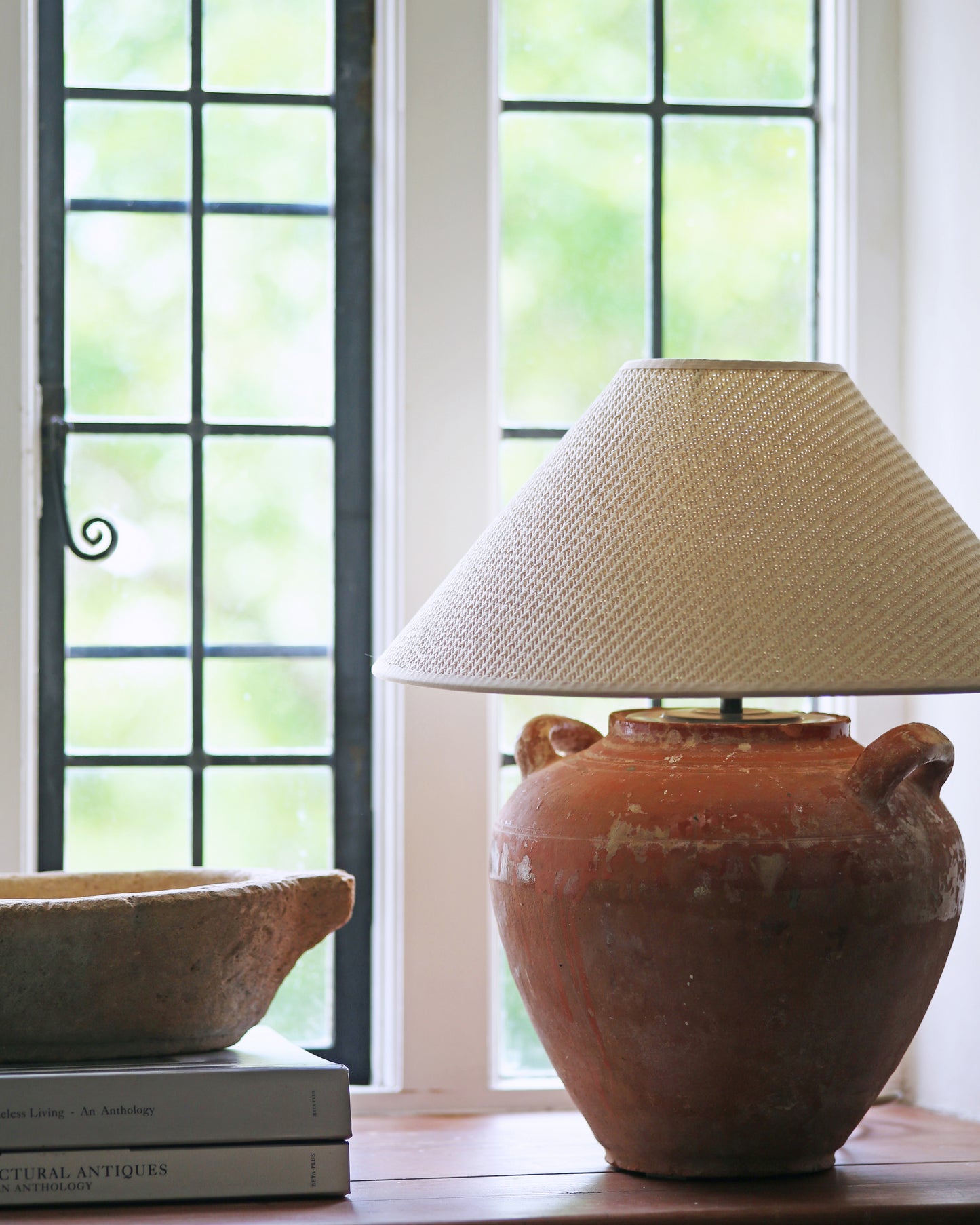 ANTIQUE CLAY LAMP NO. 17