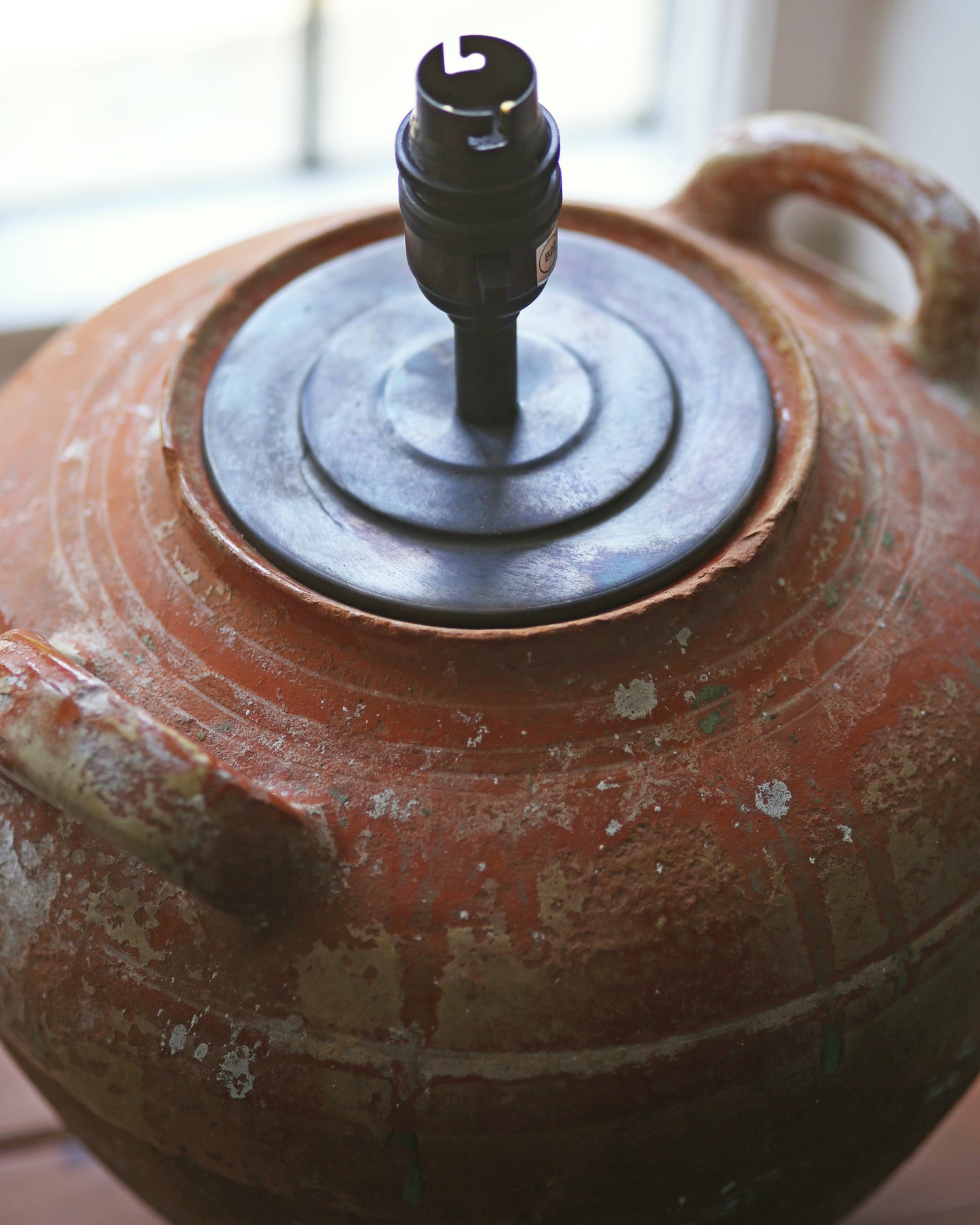 ANTIQUE CLAY LAMP NO. 17