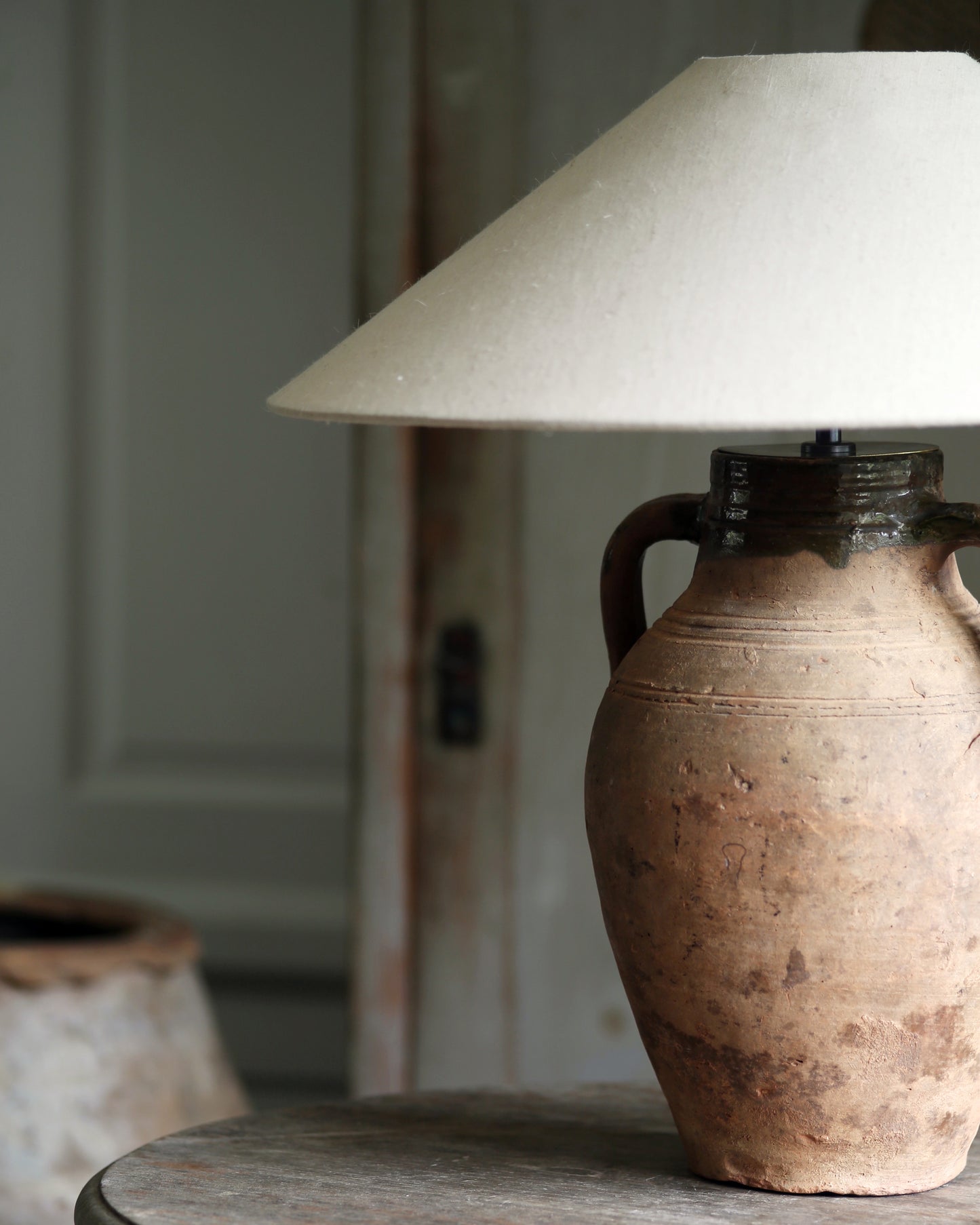 ANTIQUE CLAY LAMP NO. 25