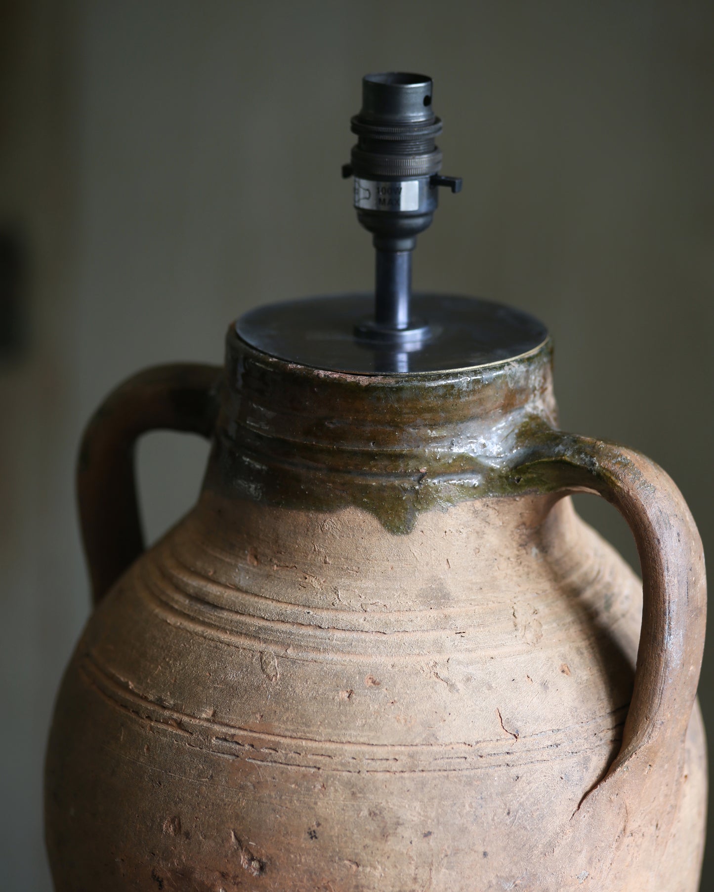 ANTIQUE CLAY LAMP NO. 25