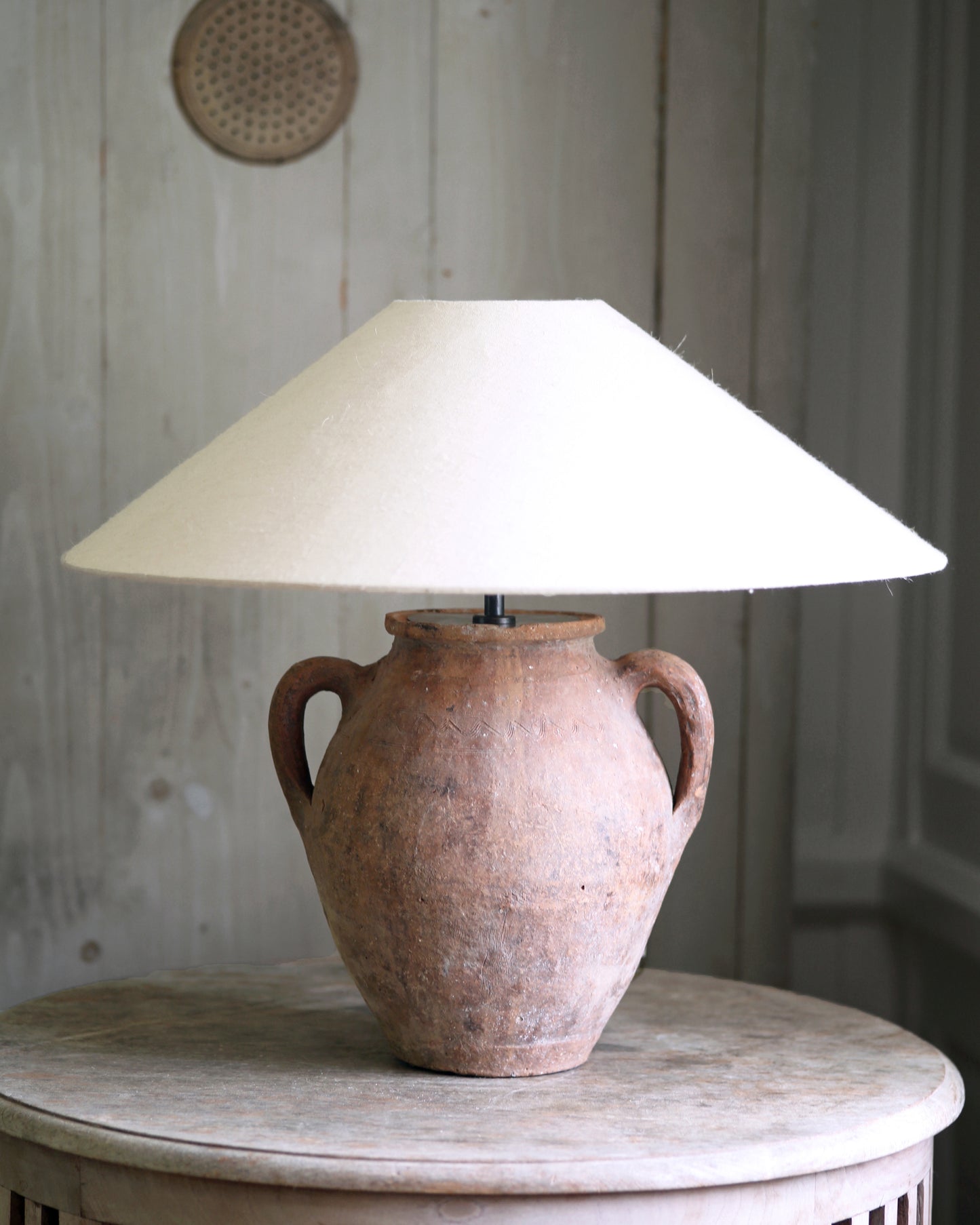 ANTIQUE CLAY LAMP NO. 32