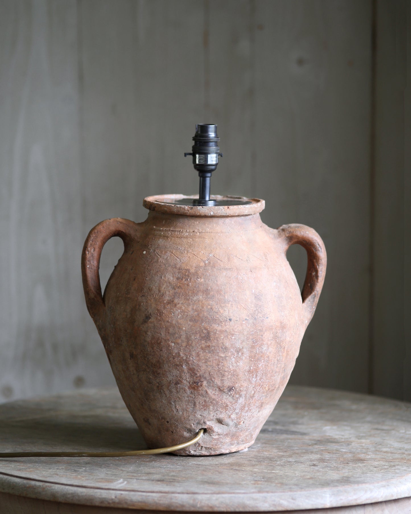 ANTIQUE CLAY LAMP NO. 32