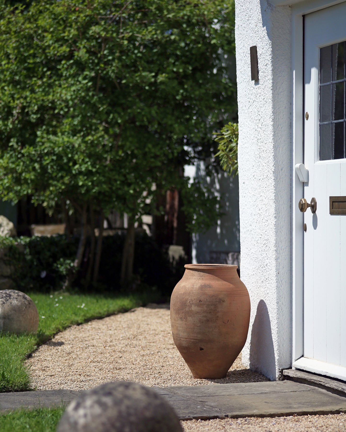HILCOT ANTIQUE OLIVE POT