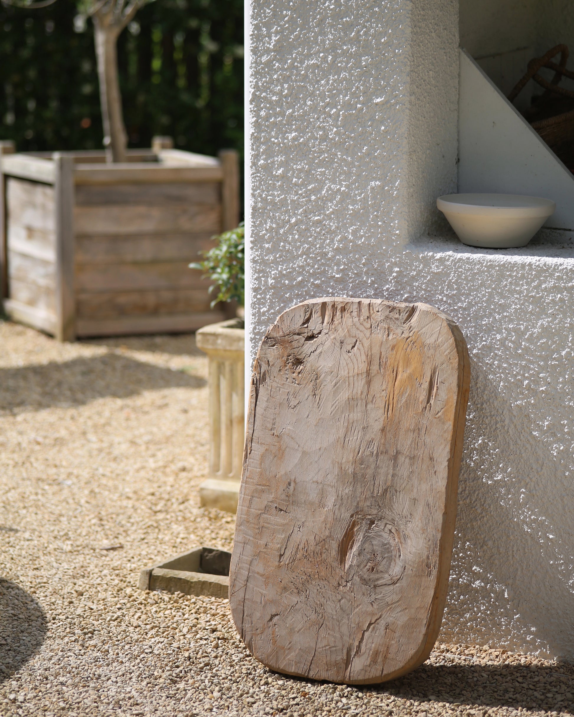 Huge oversized chunky bread board for food display