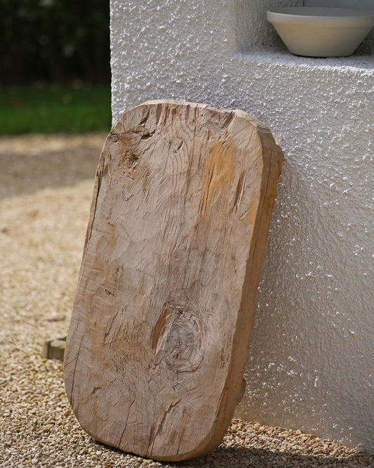 Large rustic wooden display serving board for parties and hosting