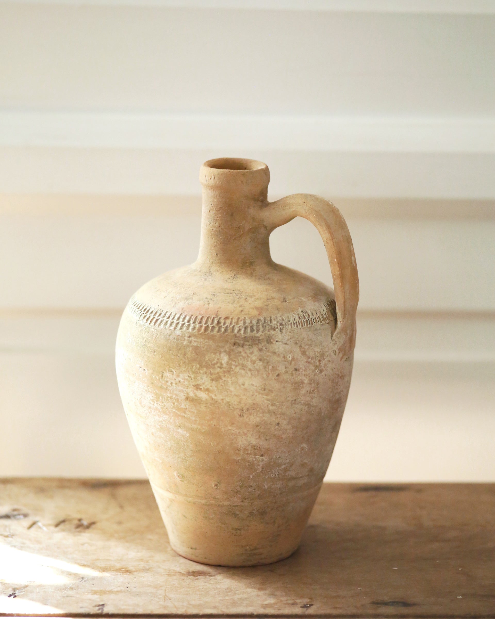 Vintage clay jug 