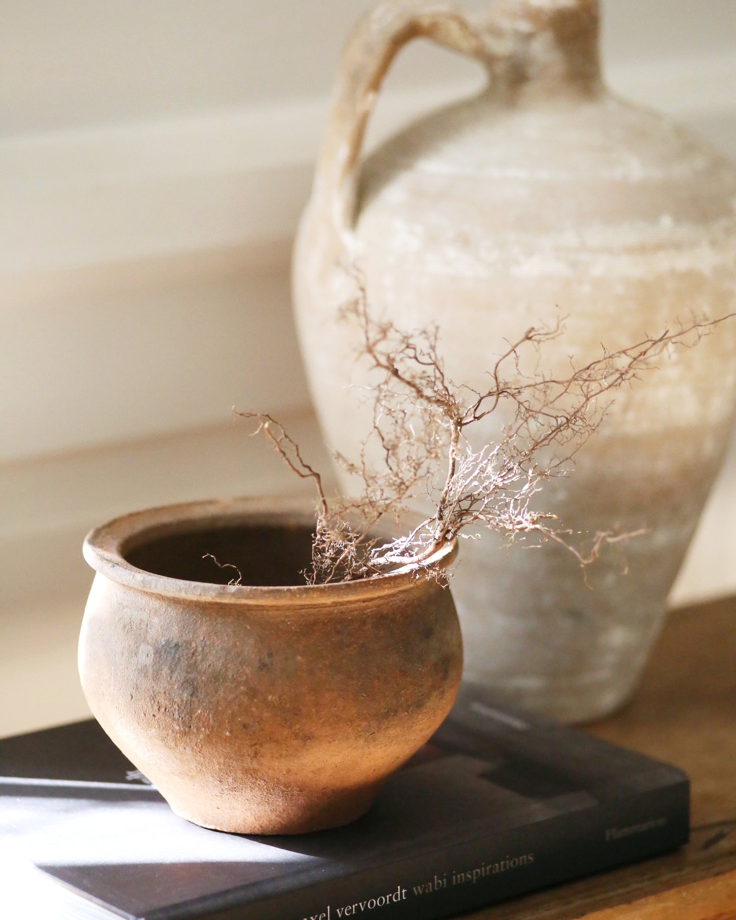 Vintage homeware ornamental terracotta bowl