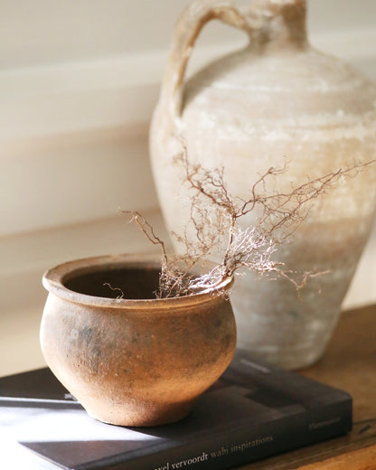 Vintage homeware ornamental terracotta bowl