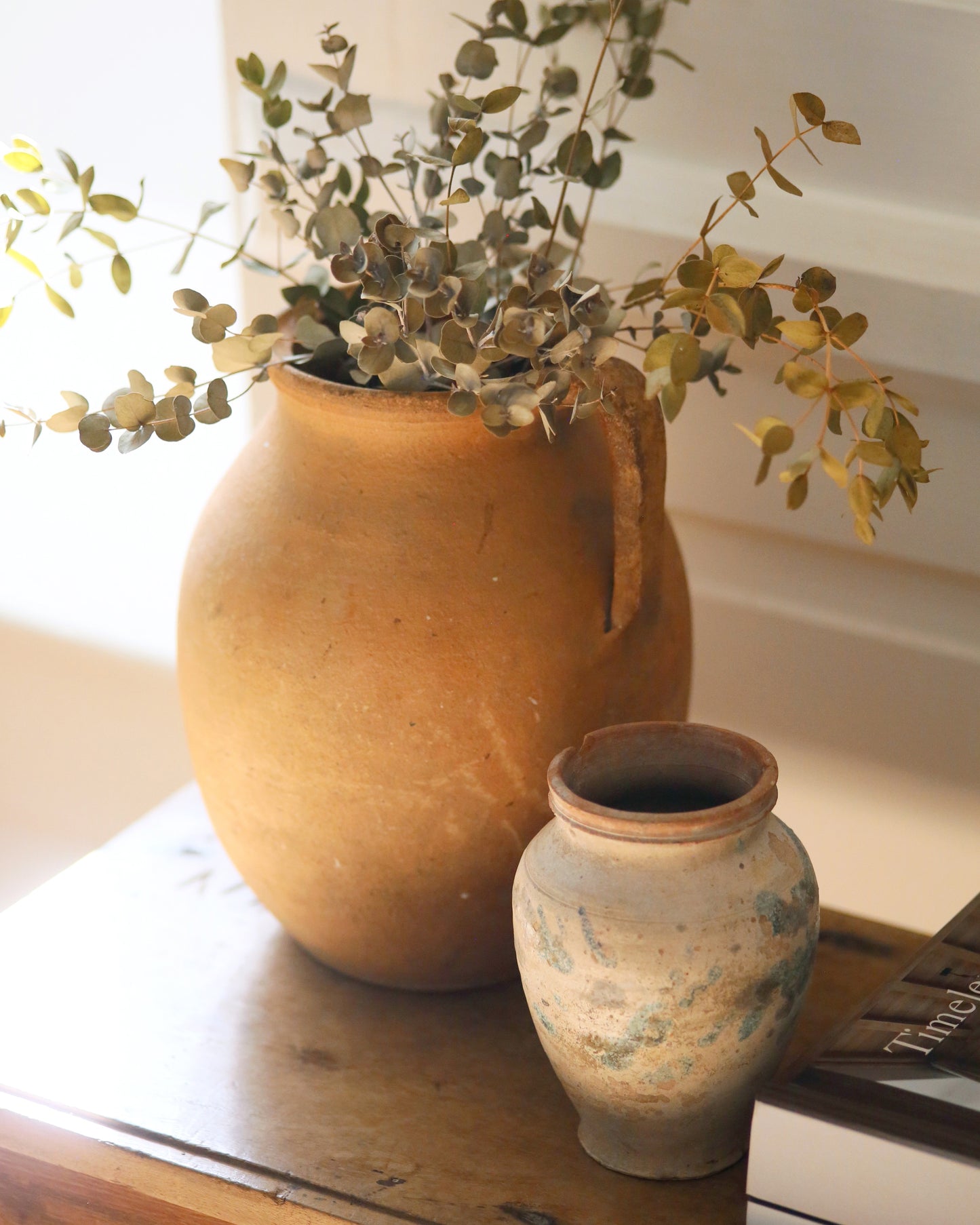 Antique vase with quirky authentic character