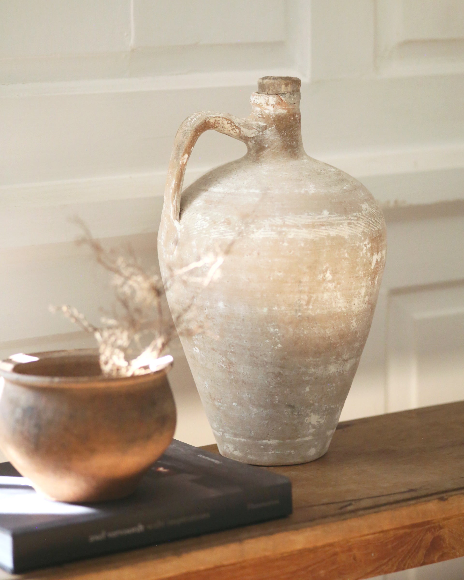 Antique homeware table top pot