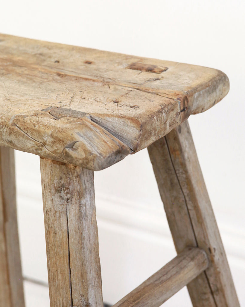 RUSTIC ELM STOOL – Kiln