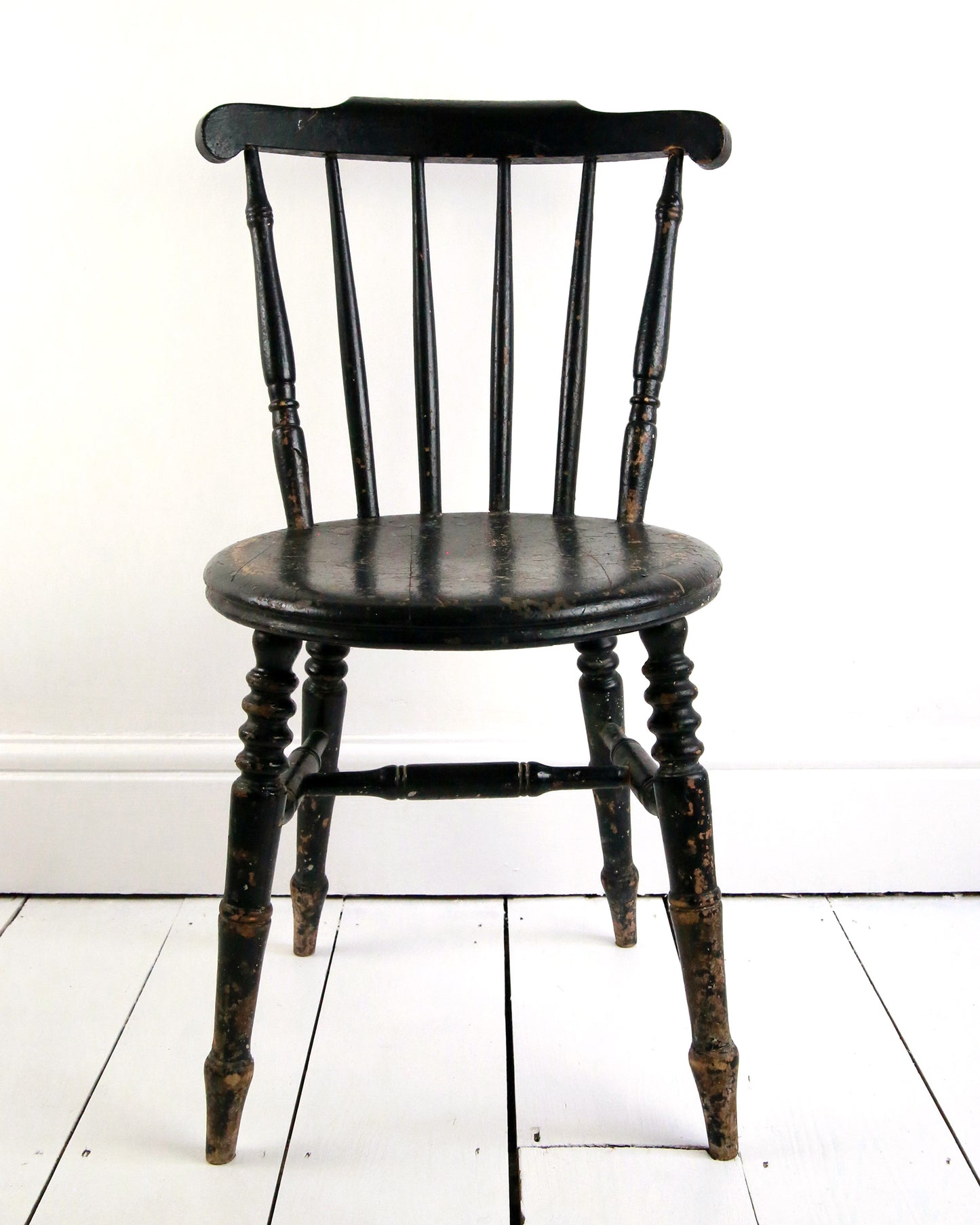Original black penny seat spindle chair